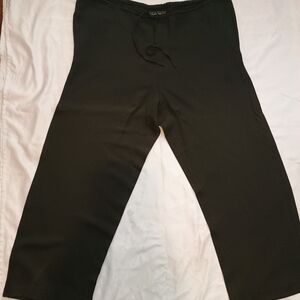 Linda Allard Ellen Tracy Wide Leg Drawstring Pants